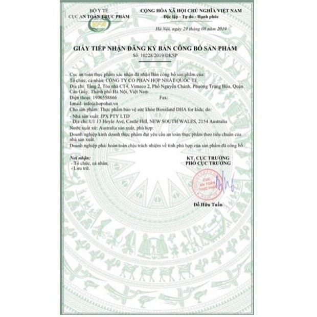 Viên uống BioIsland Dha Úc cho bé - 60 viên