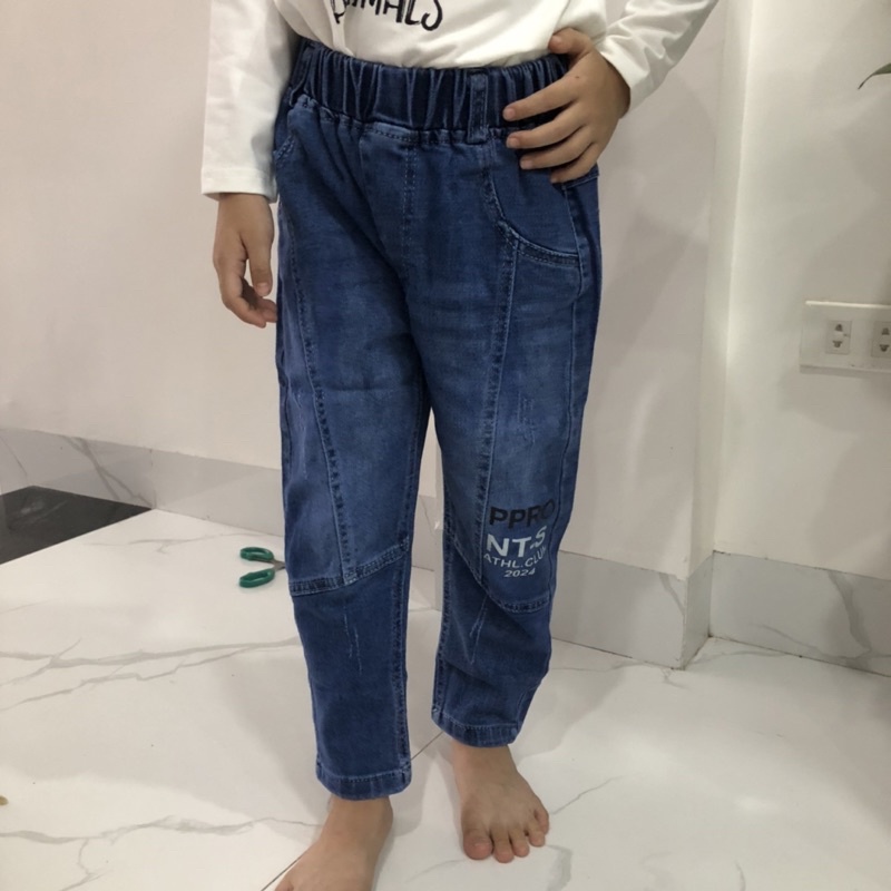 Quần bò quần jean bé trai chất vải cao cấp co dãn thoải mái - Beddep Kids Clothes