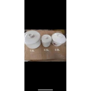 Thố sứ nồi bear, nắp sứ nồi bear 0,5l/0,8l/1,6l