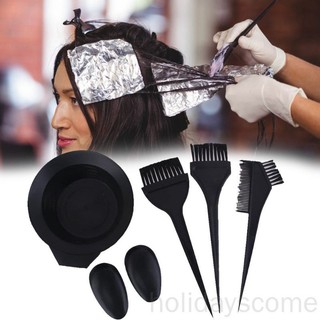 Chén Đựng Thuốc Và Cọ Nhuộm Tóc, Bộ Dụng Cụ Hỗ Trợ Nhuộm Tóc Tại Nhà.(Ảnh thật)