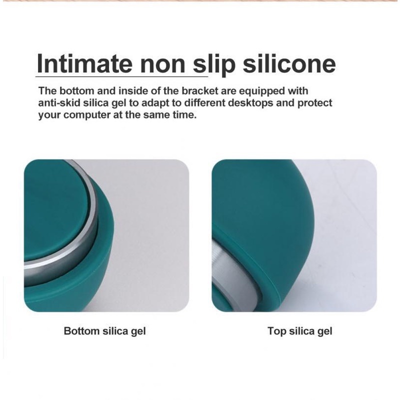 Giá Đỡ Từ Tính Bằng Silicon Chống Trượt Hình Nấm Cho Laptop