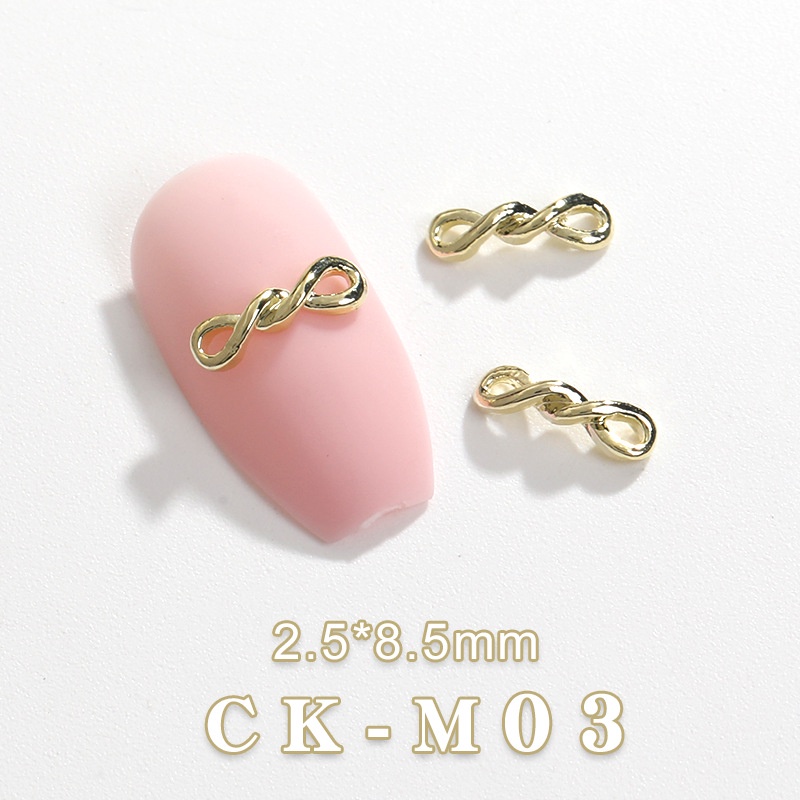 Phụ Kiện Trang Trí Móng Tay Bằng Hợp Kim Thiết Kế Mới Cao Cấp Thời Trang