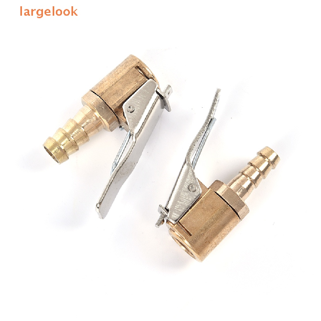 Van Bơm Hơi Lốp Xe Hơi Bằng Đồng Thau Có Kẹp Khóa Tiện Dụng