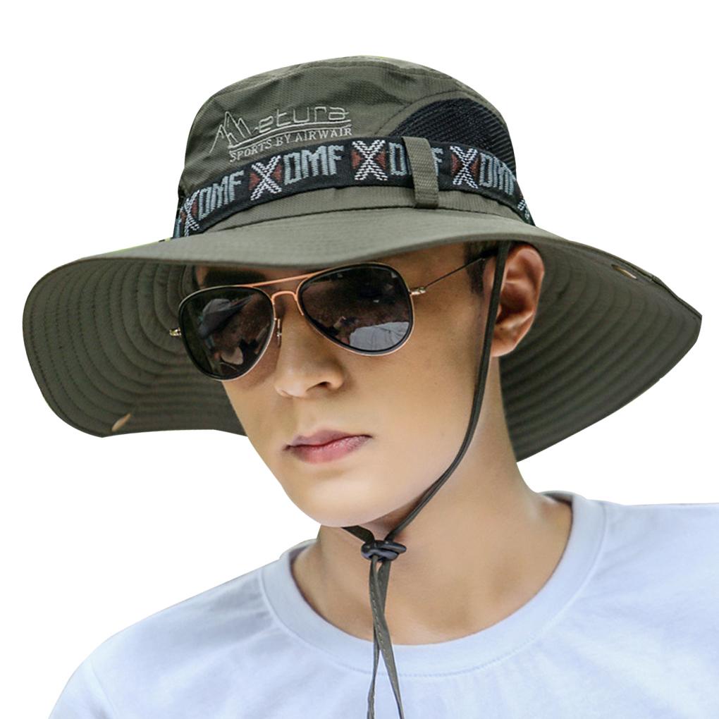 Mũ Câu Cá Cotton Thoáng Khí Chống Tia UV Mùa Hè Cho Nam