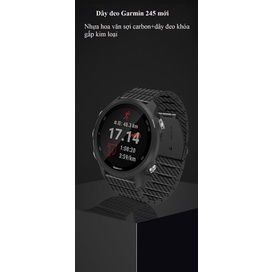 Dây Đeo Carbon siêu bền Garmin Forerunner 245 CB01