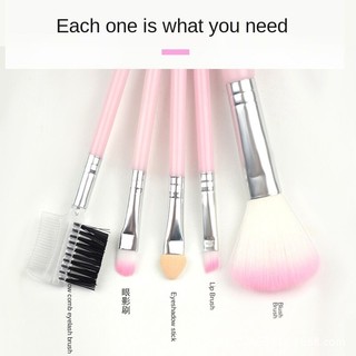 Set 5 Cọ Trang Điểm Màu Hồng