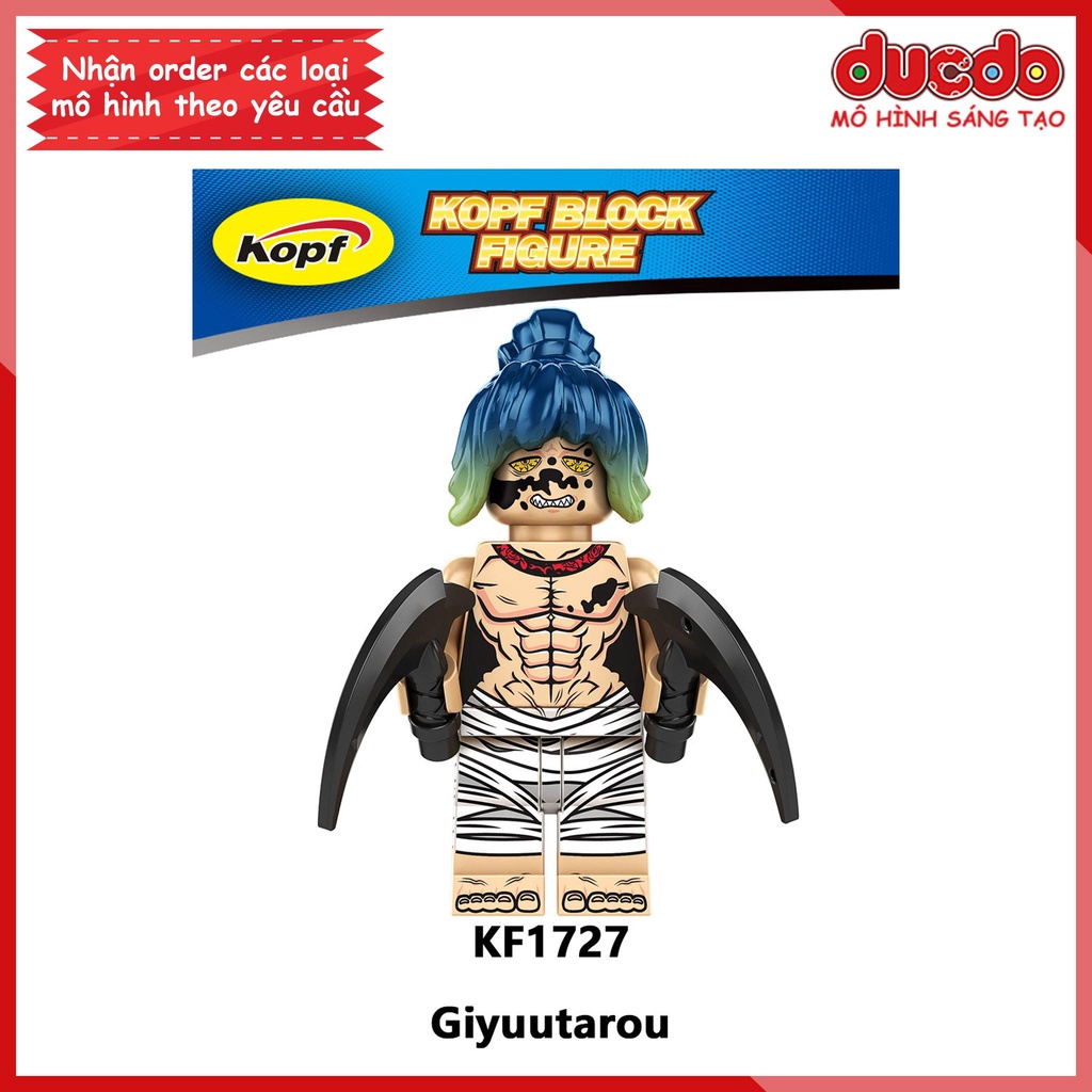 Minifigures nhân vật trong Thanh guơm diệt quỷ Kimetsu No Yaiba - Đồ chơi Lắp ghép Xếp hình Mini Mô hình Kopf KF6163