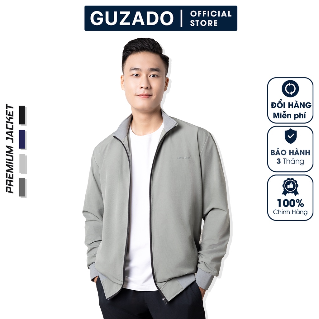 Áo khoác nam cao cấp GUZADO 2 lớp cản gió,dày dặn,giữ ấm cực tốt,mẫu mới nhất 2022 MAG2216