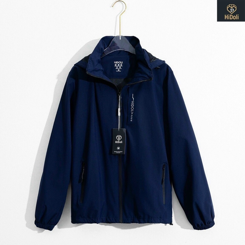 Áo gió VN 2 lớp dày cho nam đủ size, áo gió chống nước