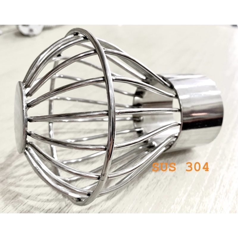 Quả cầu chắn rác inox phi 60 sân thượng, ban công, sàn nhà