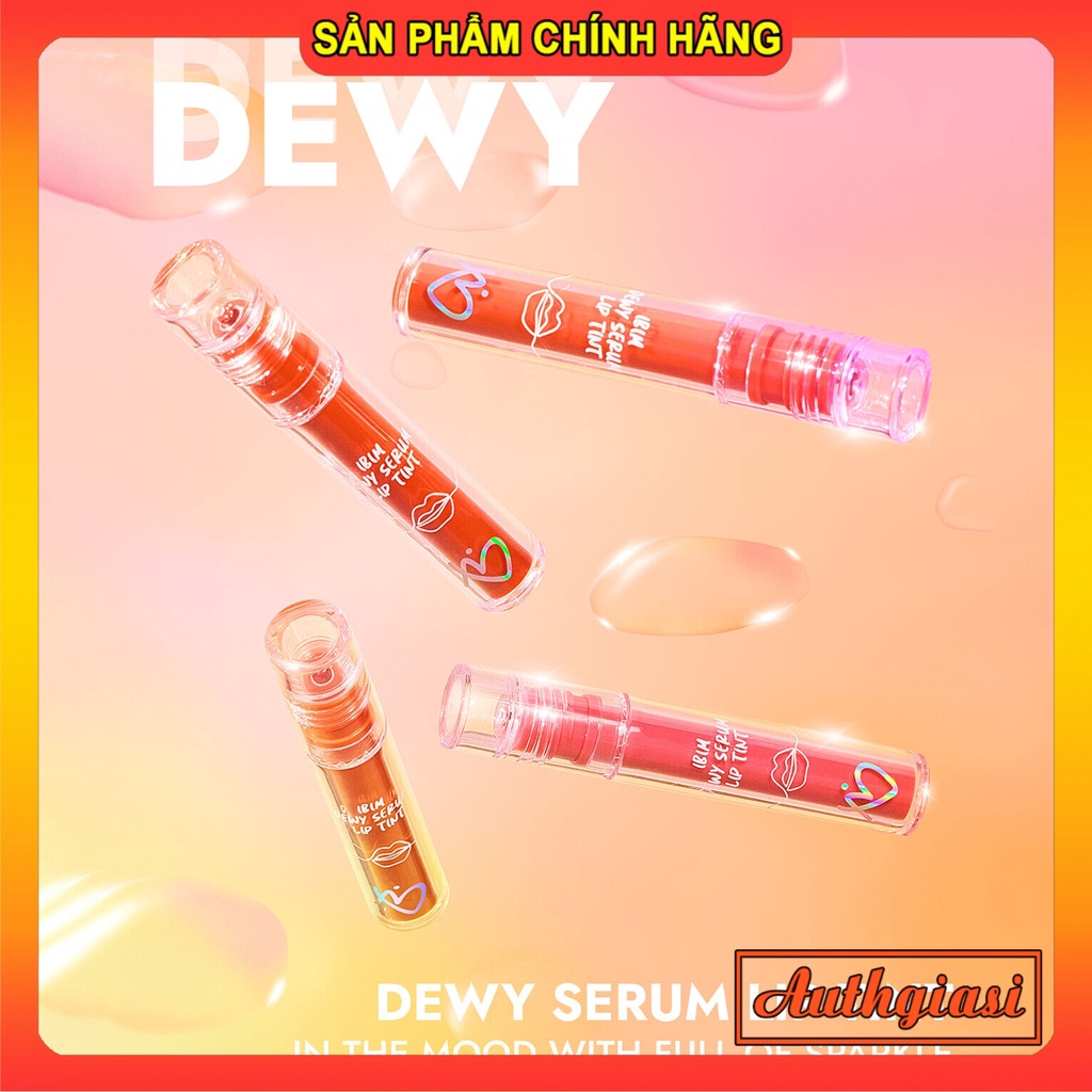 Son kem tint bóng IBIM Dewy Serum Lip Tint siêu lì mềm mịn môi