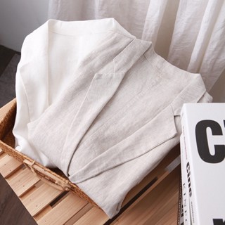 Áo Blazer nữ dài tay Ulzzang ❤ Áo vest nữ khoác ngoài 2 cúc mẫu mới phong cách Hàn Quốc chất linen bột cao cấp