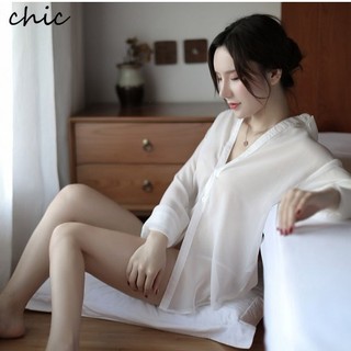Áo sơ mi lưới mỏng nữ sexy