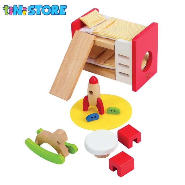 tiNiStore-Bộ đồ chơi hape phòng ngủ TiNiToy E3456