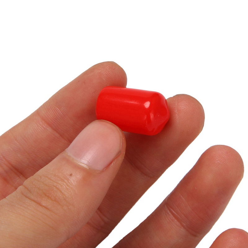 Bộ 100 Nắp Cao Su Bảo Vệ Ốc Vít Ống Tròn 9.5Mm