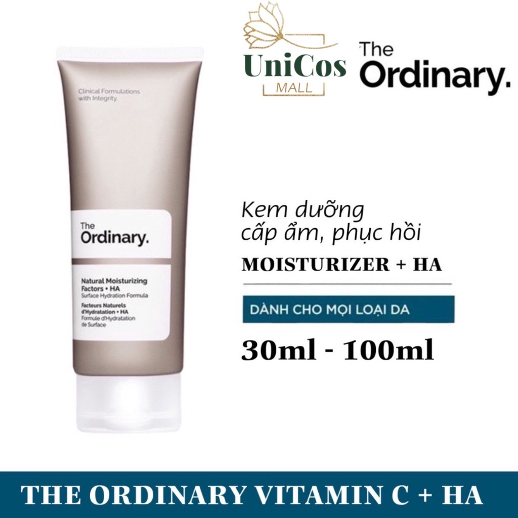 Kem dưỡng ẩm The Ordinary Natural Moisturizing Factors - HA 30ml /100ml