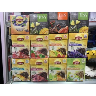 Trà Lipton Nga hộp 20 túi lọc nhiều vị mẫu mới date mới