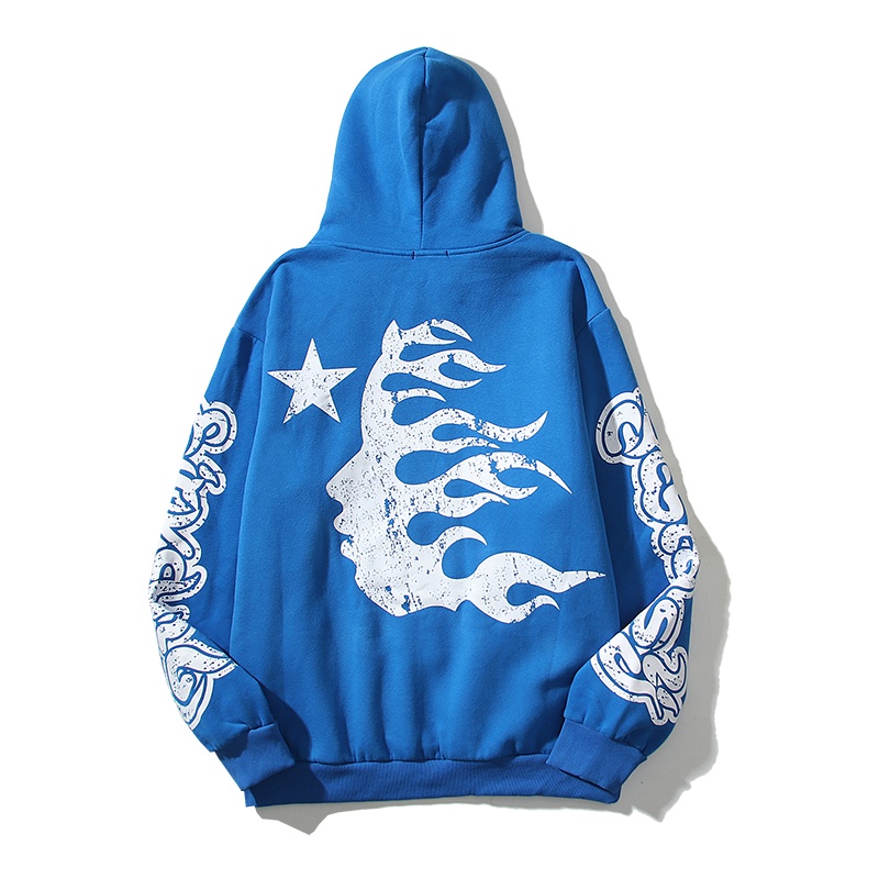 Áo Hoodie Dáng Rộng Phong Cách Hip Hop Đường Phố Cá Tính Cho Nam
