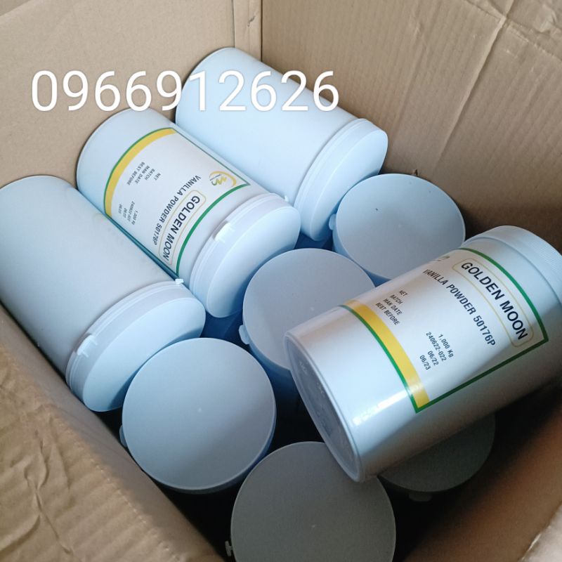 HƯƠNG  VANI BỘT THƠM  GOLDEN MOON HỘP 1KG - HƯƠNG THỰC PHẨM