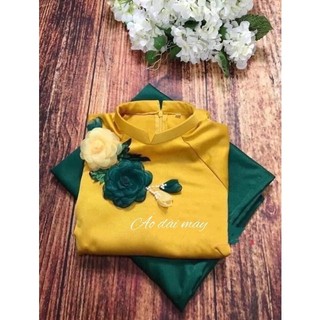 Tây Thi thêu hoa quần xanh