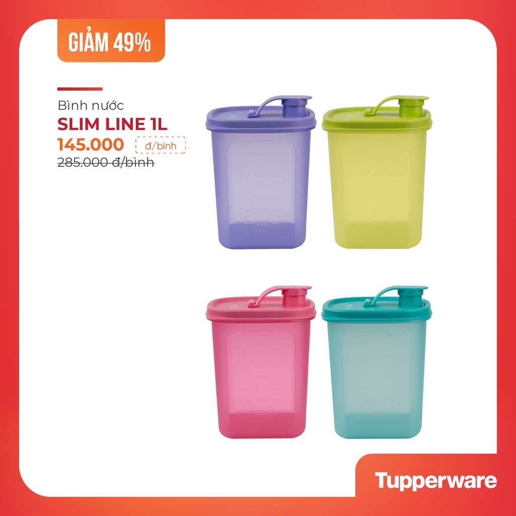 Bình nước Slim Line Pitcher 1L (bình lẻ)