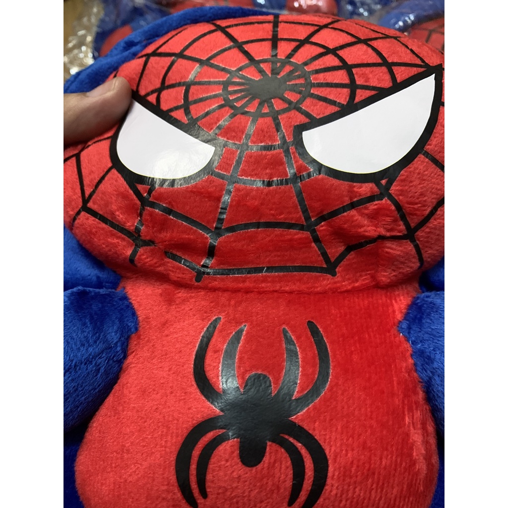 Balo thú bông hình người nhện cho bé mẫu giáo mầm non nhà trẻ