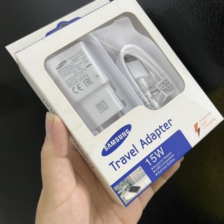 Combo bộ sạc cóc và dây android micro 15W full box