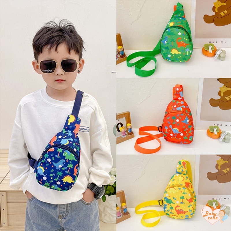Túi Đeo Chéo Ngực Hình Khủng Long Dễ Thương Cho Bé