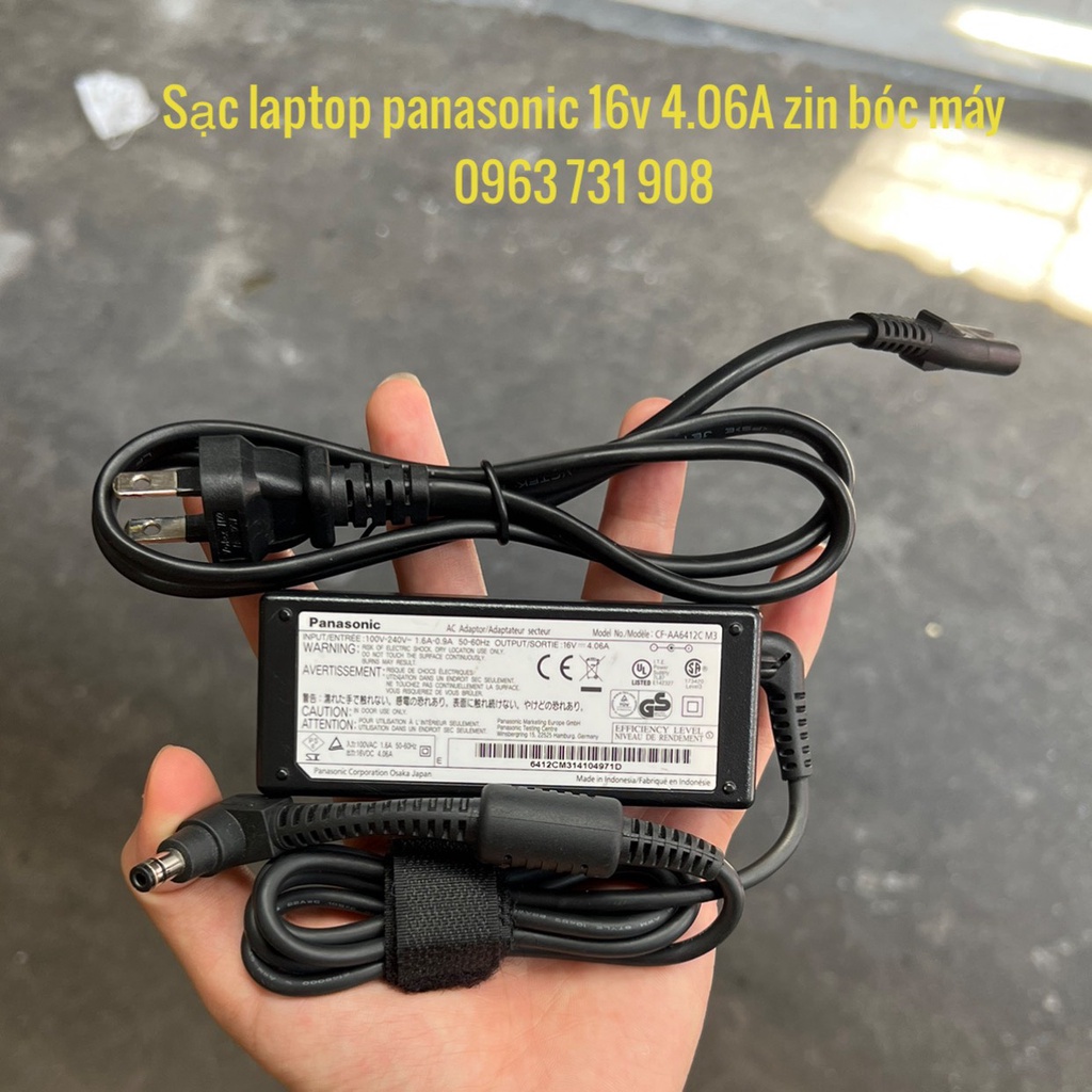 Sạc laptop Panasonic 16V chính hãng 100% - Bảo hành 1 năm.