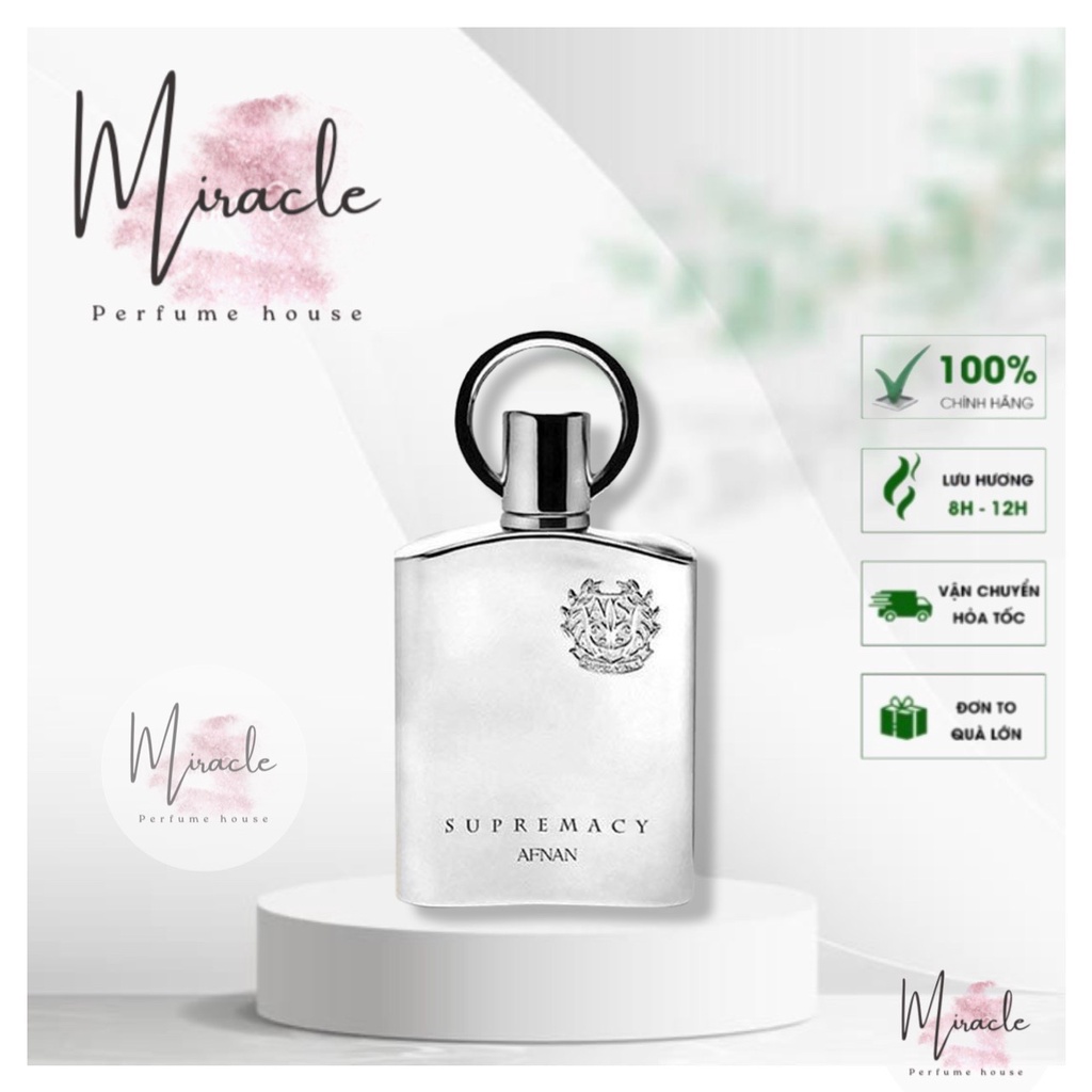 Nước hoa Afnan Supremacy Silver