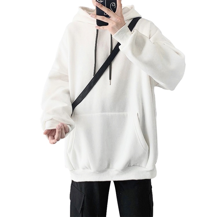 Áo Hoodie Trơn Nam Nữ From Rộng Unisex Chất Nỉ Bông Dày Dặn