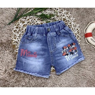 Quần jean đùi size đại cho bé gái size từ 22-35 kg