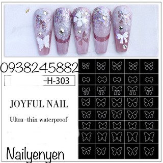 sticker nail dặm ombre