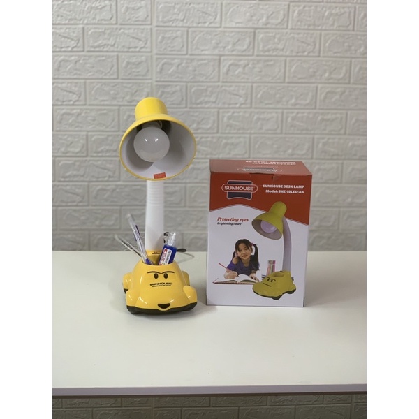 Đèn bàn oto Sunhouse 19led tặng kèm bóng chống cận