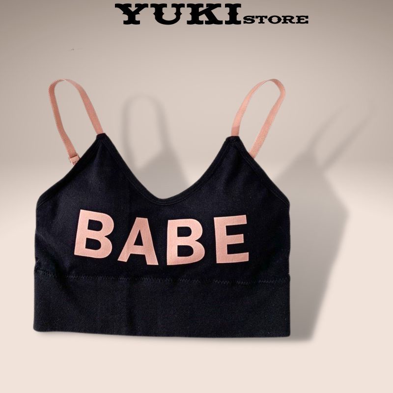 Áo Bra Nữ Hở Lưng BABE Nâng Ngực Tập Gym Hot Hit YUKI STORE 2022