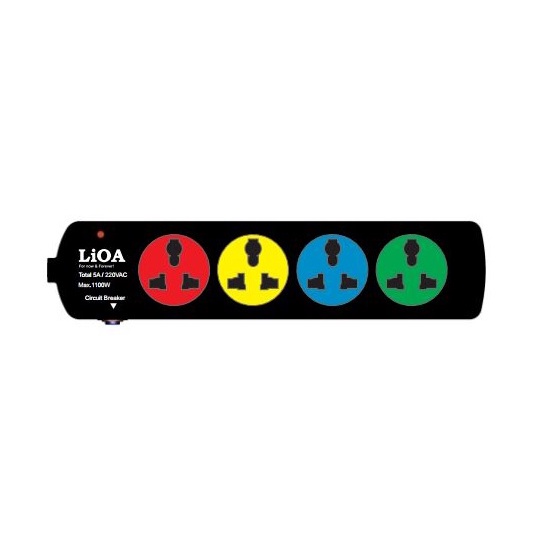 ✔️BH 10 năm✔️ Ổ cắm điện LIOA chịu nhiệt chống va đập chịu tải 3300W thiết kế mới đa dụng
