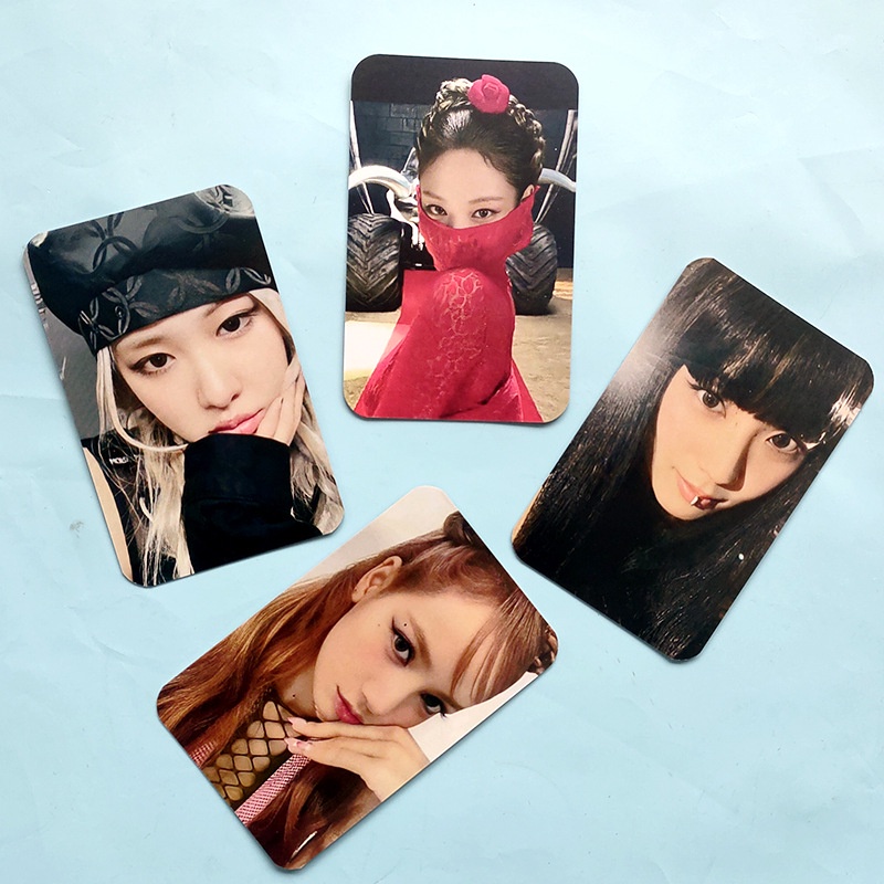 Set 4 Tấm Thẻ Ảnh Nhóm Nhạc BLACKPINK