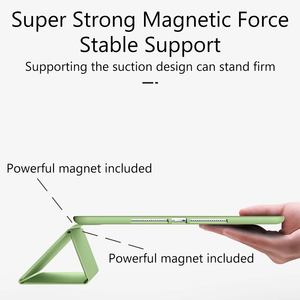 Bao Da PU + Silicon Mềm Nắp Gập Cho Huawei MatePad T 10s T10s 10.1 "T10 9.7inch MediaPad T5 Honor Tab 7 AGS3-L09 AGS3-W09 AGR-W09 AGR-W09 AGRK-L09