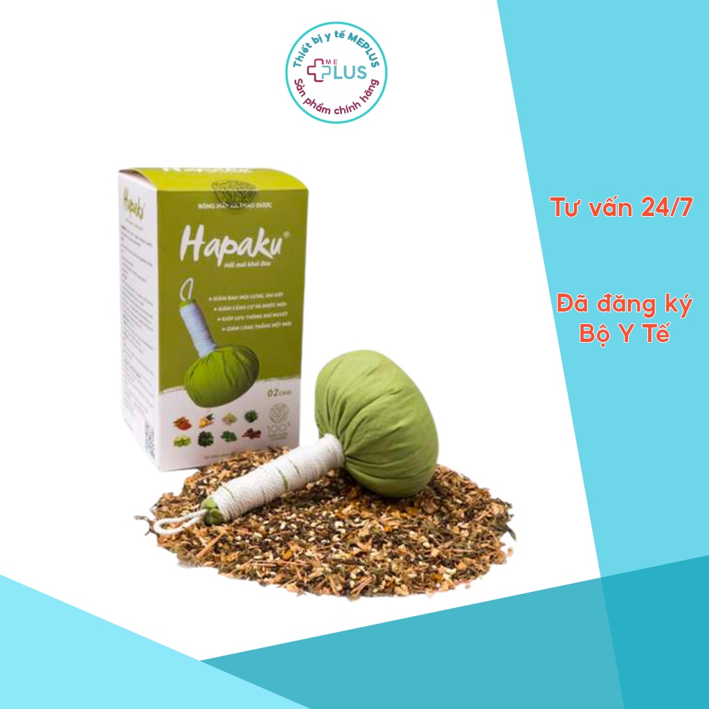 Bóng Mát Xa Cơ Thể HAPAKU, Thải Độc, Thư Giãn, Giảm Đau Nhức Mỏi Xương Khớp - Hộp 2 Quả 300g