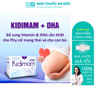 Kidimam+dha - giúp bổ sung dha và vitamin cho phụ nữ mang thai của ba lan - nhà thuốc an đức