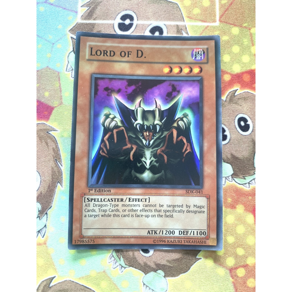 Thẻ Bài Yugioh Mint90 Monster Lord of D. - SDK-041 - Super