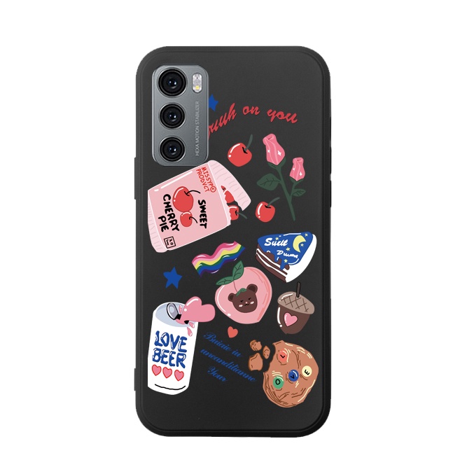 Ốp Điện Thoại Silicon TPU Mềm Hình Cánh Thiên Thần Cho LG Wing LM-F100EM LM-F100VM 6.80 "LG Velvet / Q9 / G7 ThinQ / X5 one / Q9 one / G7 Fit