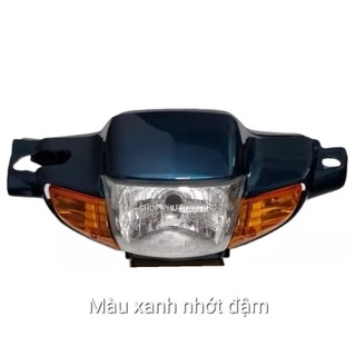 [ Bánh dĩa] Bộ đầu đèn Wave Thái 110 xe bánh dĩa (Hàng sơn Nano chuẩn)