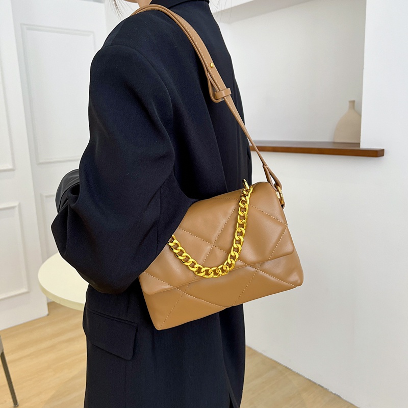 Túi Đeo Chéo Dây Xích Đính Kim Cương Giả Cao Cấp Thời Trang Dành Cho Nữ