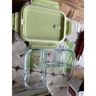 KHAY THUỶ TINH ĐỰNG CƠM 3 NGĂN