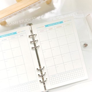 GIẤY REFILL SỔ CÒNG BINDER SIZE A5 Planner Take Note Trang Trí Sổ Tay Bullet Journal Take notes