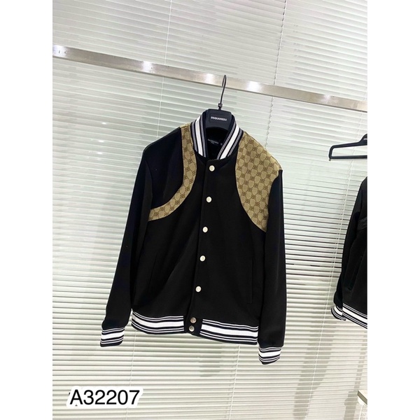 [Có video]Áo Khoác Nam Bomber GC BALEN DI-O hai lớp phối túi viền vai mớ nhất-Áo Khoác Nam thu đông viền cổ hot hit