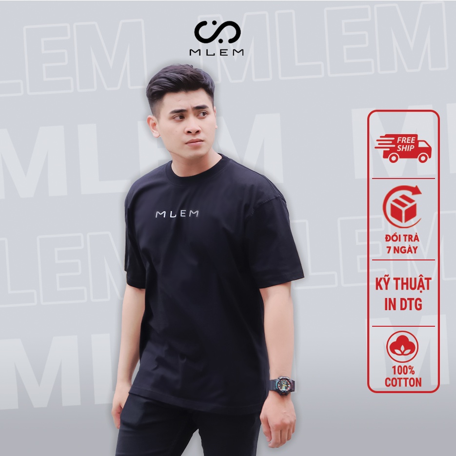 Áo Thun Nam Ôm Body Đẹp Cổ Tròn MLEM Premium Edition Tshirt 100% Cotton Cao Cấp Basic Áo Phông Nam Tay Ngắn Form Cá Tính