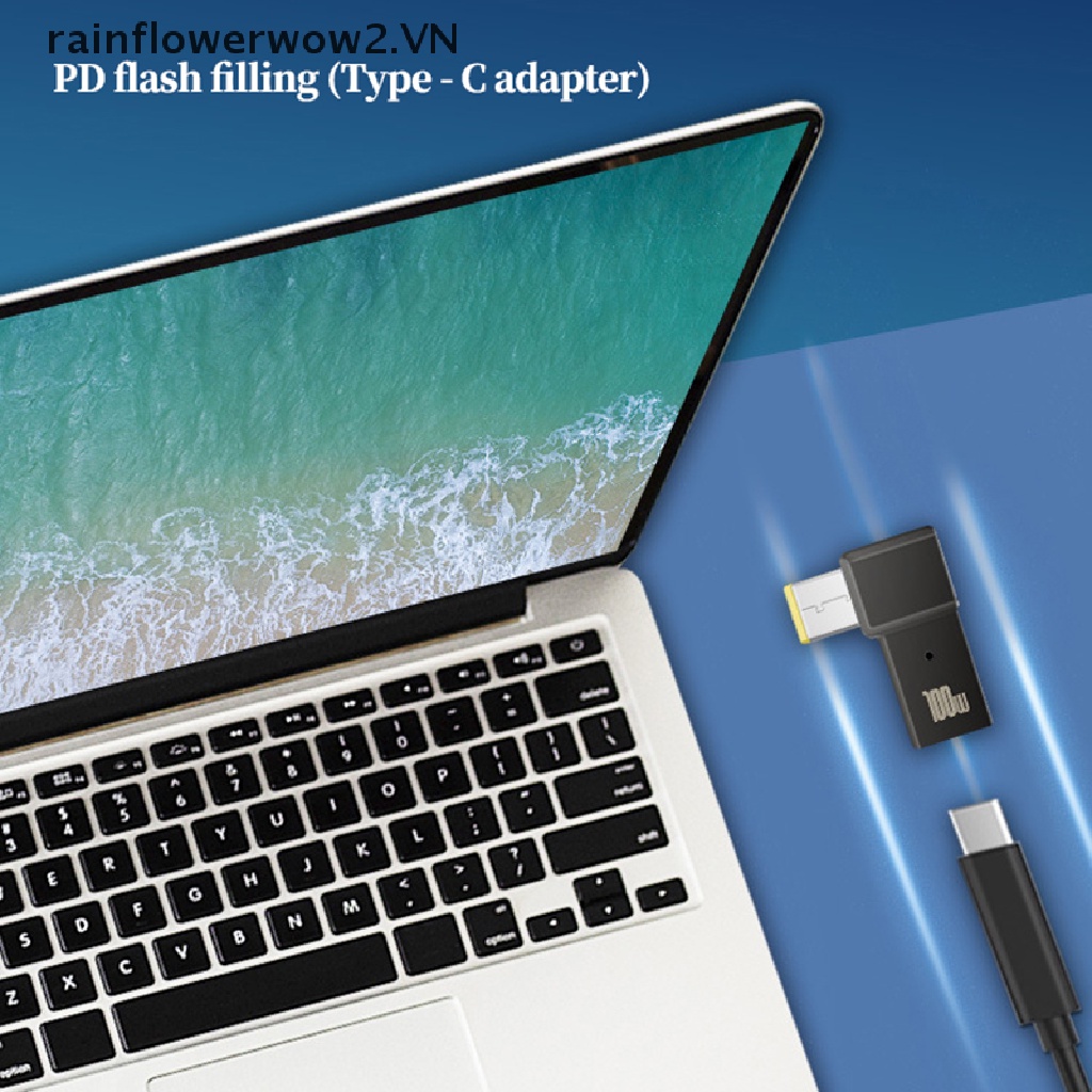 Đầu Nối Chuyển Đổi Nguồn DC USB Type-C Sang DC Chuyên Dụng Cho Laptop