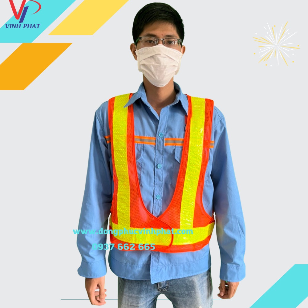 Áo Lưới Phản Quang Đi Phượt, Kỹ Sư Công Trình Giá Rẻ Kiểu Dáng Chân Vịt Mới Mẻ Có Khoá Dán Cao Cấp Tiện Lợi